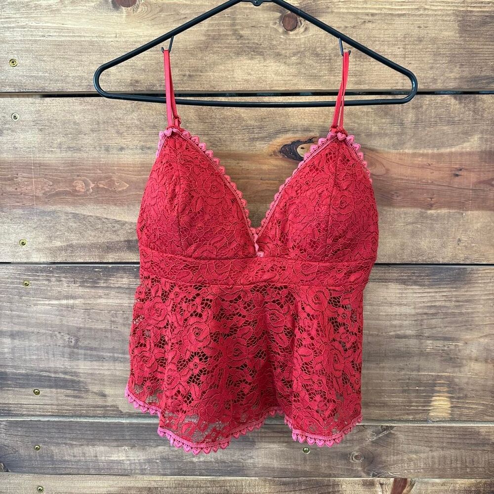 Unbranded Women's Red and Burgundy Vest